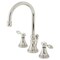 Kingston Brass KS2986TAL Tudor Widespread Bathroom Faucet W/ Brass Pop-Up, Nickel KS2986TAL - alternate 1